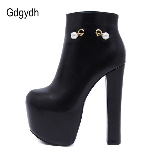 gdgydh high heels boots woman black leather women party boots fashion pearl 2019 new spring platform shoes female drop
gdgydh high heels boots woman black leather women party boots fashion pearl 2019 new spring platform shoes female drop