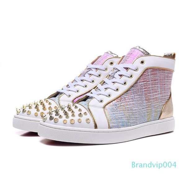 2019 new red bottoms designer casual shoes suede spike crystal leather mens women party wedding sport sneakers35-46, Black
2019 new red bottoms designer casual shoes suede spike crystal leather mens women party wedding sport sneakers35-46, Black