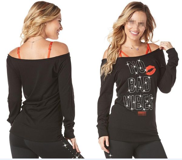 fit funky womens knitted cotton clothes sports running clothes tshirt long sleeve crystals 1936, Black;blue
fit funky womens knitted cotton clothes sports running clothes tshirt long sleeve crystals 1936, Black;blue