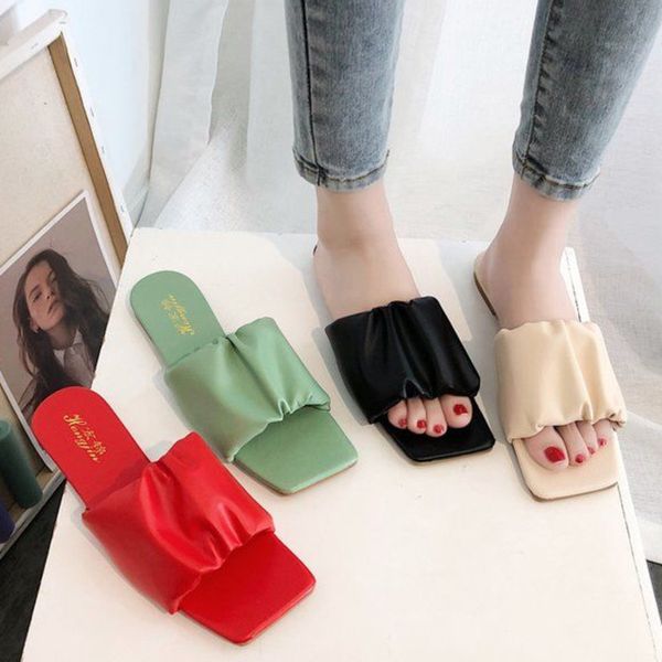 classic open toe flat slippers for women casual leather indoor outdoor slides woman comfort soft sole beach flip flops shoes, Black
classic open toe flat slippers for women casual leather indoor outdoor slides woman comfort soft sole beach flip flops shoes, Black