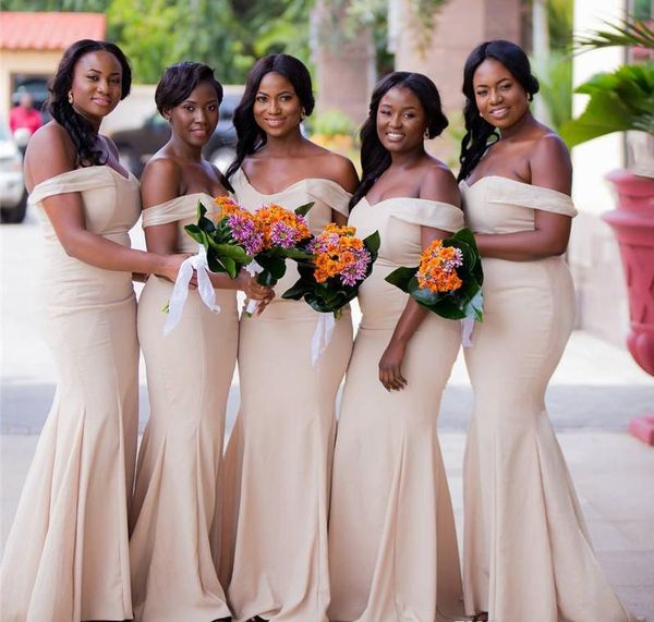 african girls mermaid bridesmaid dresses off shoulder summer country garden formal wedding party guest maid of honor gowns plus size, White;pink
african girls mermaid bridesmaid dresses off shoulder summer country garden formal wedding party guest maid of honor gowns plus size, White;pink