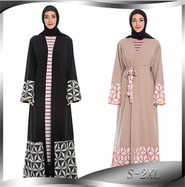 Muslim Printed Womens Dresses With Sashes Cardigan Womens Dresses Ins Hot Style Casual Womens Clothing New Arrival
Muslim Printed Womens Dresses With Sashes Cardigan Womens Dresses Ins Hot Style Casual Womens Clothing New Arrival