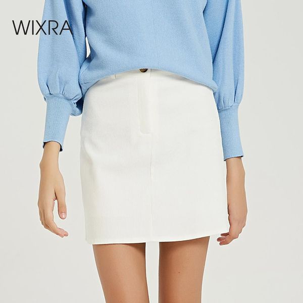wixra 2019 new solid mini skirts high waist classic a line corduroy short skirt ladies bottom four seasons, Black;gray
wixra 2019 new solid mini skirts high waist classic a line corduroy short skirt ladies bottom four seasons, Black;gray