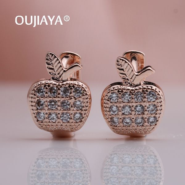 oujiaya apple 585 rose gold dangle earrings women fashion wedding fine micro wax inlay natural zircon round drop earrings a225, Silver
oujiaya apple 585 rose gold dangle earrings women fashion wedding fine micro wax inlay natural zircon round drop earrings a225, Silver