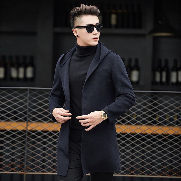 boollili autumn winter warm wool coat men cashmere coats and jackets 2020 fashion hooded overcoat casaco masculino, Black
boollili autumn winter warm wool coat men cashmere coats and jackets 2020 fashion hooded overcoat casaco masculino, Black