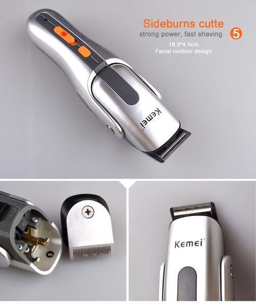 new kemei electric hair clipper rechargeable hair trimmer razor cordless adjustable cuchillo de barba shaving machine 
new kemei electric hair clipper rechargeable hair trimmer razor cordless adjustable cuchillo de barba shaving machine
