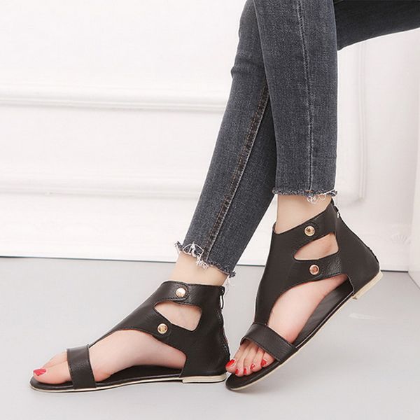 summer women sandals rivets patchwork flat heels shoes slides open toe shoe black khaki brown plus size 42
summer women sandals rivets patchwork flat heels shoes slides open toe shoe black khaki brown plus size 42