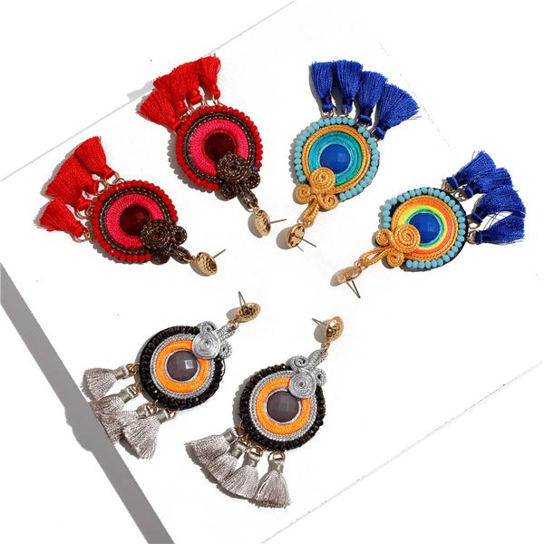 new style tassel earrings europe united states popular retro creative personality wild geometric shape earrings women jewelry gift, Silver
new style tassel earrings europe united states popular retro creative personality wild geometric shape earrings women jewelry gift, Silver