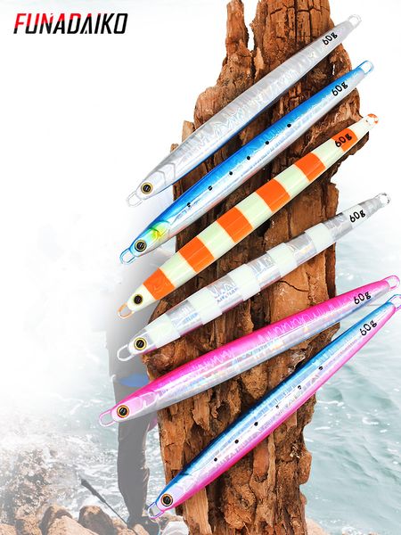 funadaiko new lead jig isca artificial fishing jig metal jigging lure pencil lure slow fast 20g 30g 40g 60g
funadaiko new lead jig isca artificial fishing jig metal jigging lure pencil lure slow fast 20g 30g 40g 60g