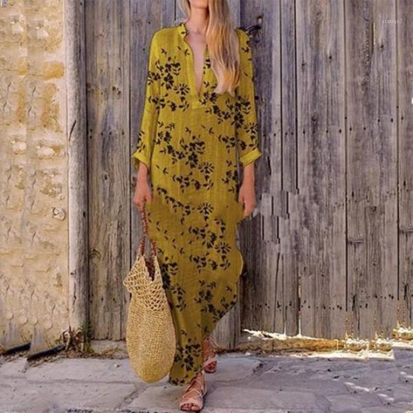 women deep v dress print long sleeve holiday tropical beach wear floral dress summer vacation ladies maxi dresses long vestido1, Black;gray
women deep v dress print long sleeve holiday tropical beach wear floral dress summer vacation ladies maxi dresses long vestido1, Black;gray