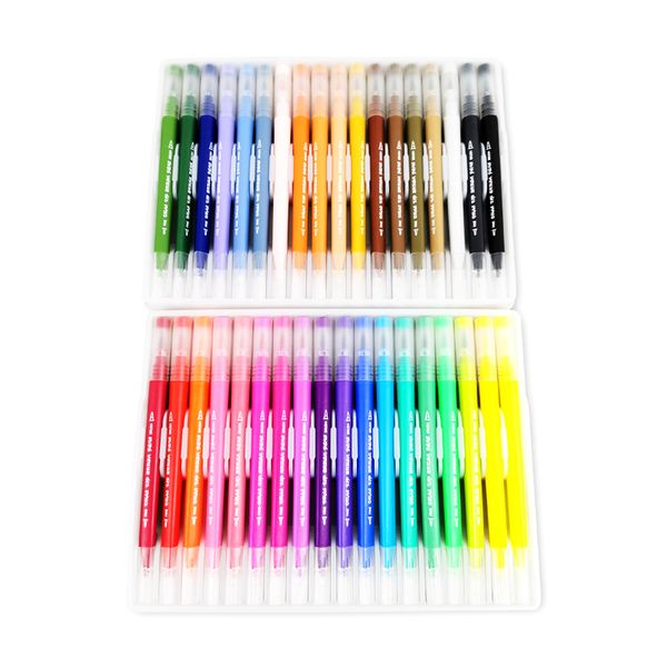 dual tip brush marker pens watercolor art marker pens with fine-liner tip 0.4mm for sketching school art supplies 120 colors
dual tip brush marker pens watercolor art marker pens with fine-liner tip 0.4mm for sketching school art supplies 120 colors