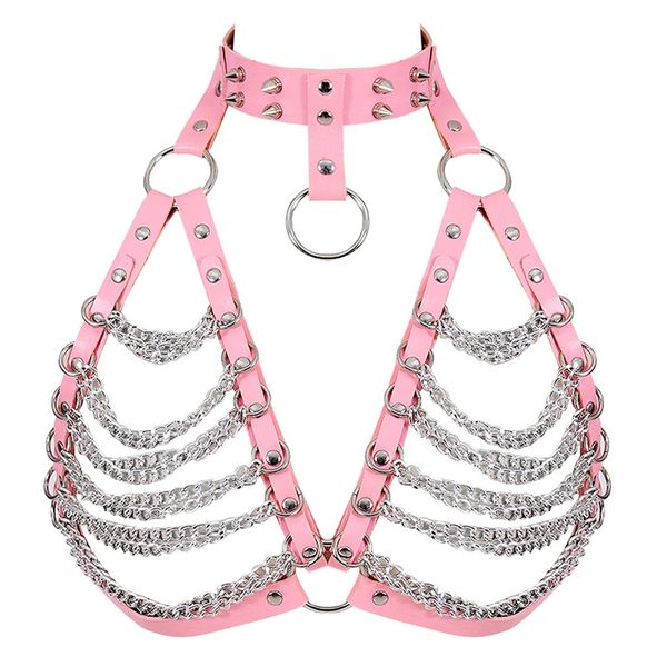 metal rivet punk pastel goth lingerie women leather harness body cage bra triangle frame crop plus size art festival rave, Black;white
metal rivet punk pastel goth lingerie women leather harness body cage bra triangle frame crop plus size art festival rave, Black;white