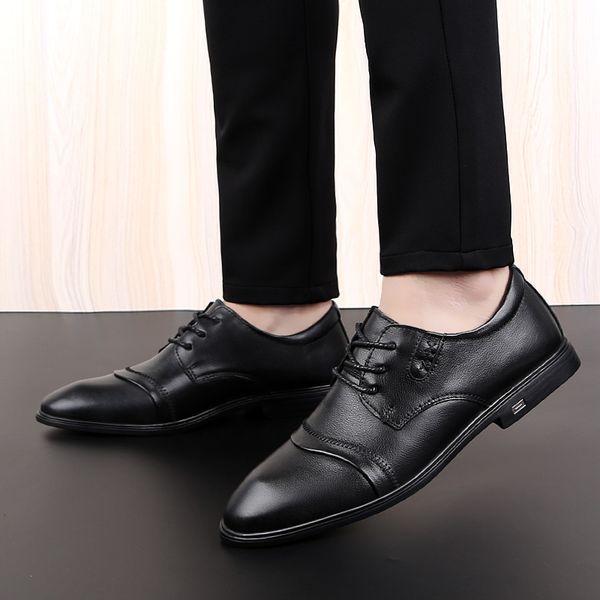 popular casual shoes mens good quality leather shoes men comfortable men hard-wearing lace up sneakers, Black
popular casual shoes mens good quality leather shoes men comfortable men hard-wearing lace up sneakers, Black