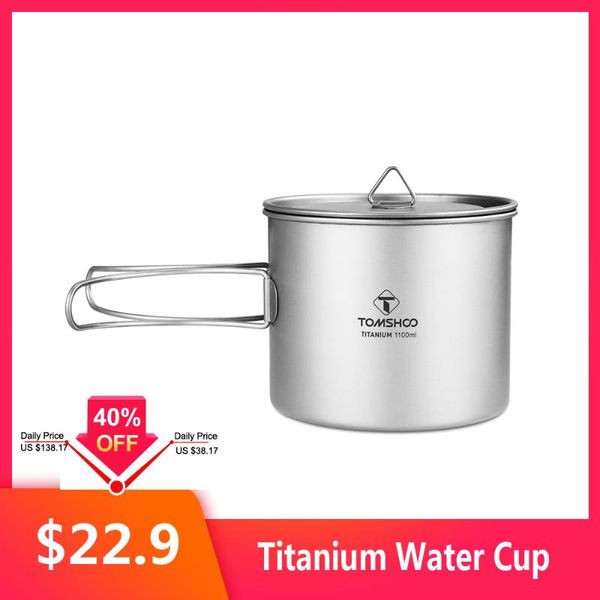 camp kitchen tomshoo 1100ml outdoor titanium cup mug water tableware camping cooking pots picnic hang pot with lid handle
camp kitchen tomshoo 1100ml outdoor titanium cup mug water tableware camping cooking pots picnic hang pot with lid handle