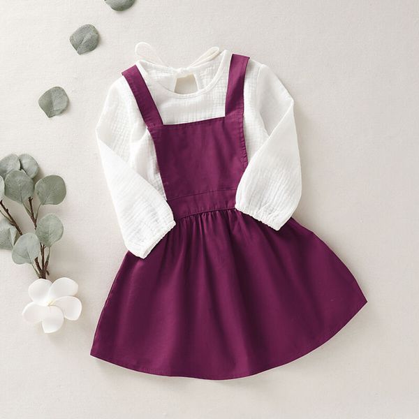 baby girls 1t-6t kids long sleeve t-shirt +skirt overall outfit skirt clothes, White
baby girls 1t-6t kids long sleeve t-shirt +skirt overall outfit skirt clothes, White
