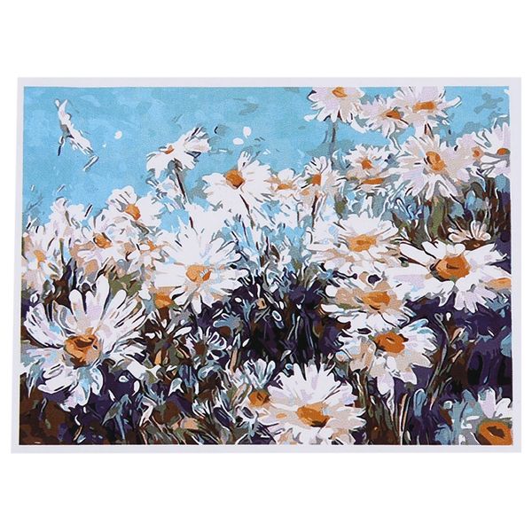 diy oil painting paint by number kit image drawing on canvas by hand coloring arts crafts & sewing new white daisies
diy oil painting paint by number kit image drawing on canvas by hand coloring arts crafts & sewing new white daisies