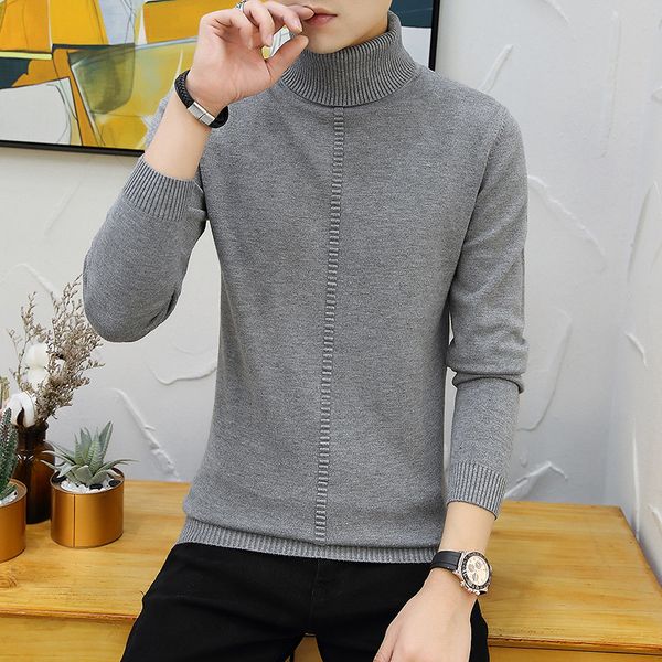 men's sweaters hayblst brand men sweater 2021 autumn winter fashion casual korean solid plus size 3xl high collar long sleeve clothing, White;black
men's sweaters hayblst brand men sweater 2021 autumn winter fashion casual korean solid plus size 3xl high collar long sleeve clothing, White;black