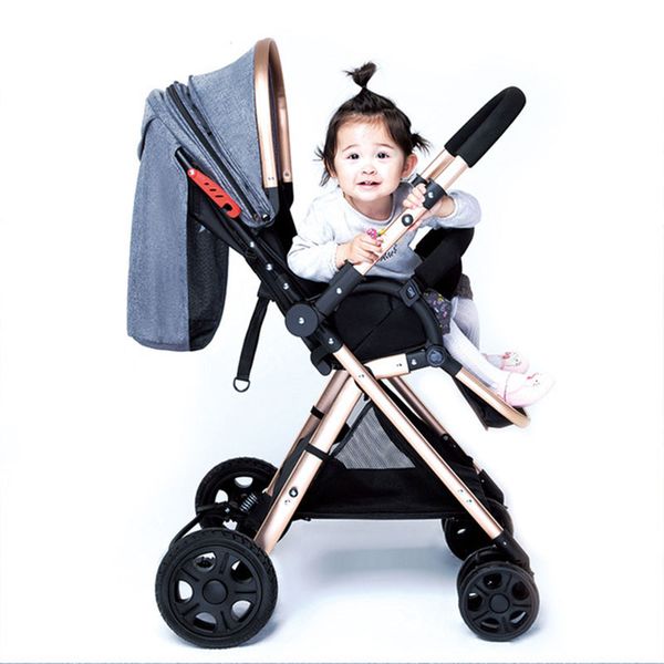 high landscape baby stroller light stroller two-way baby pram newborn umbrella carriage shock fold kid carriage send 8 gifts
high landscape baby stroller light stroller two-way baby pram newborn umbrella carriage shock fold kid carriage send 8 gifts