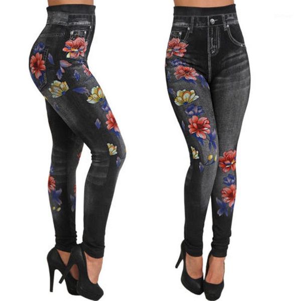 women super elastic jeggings pencil pants winter high waist floral faux jeans denim slim ladies long pants female leggings1, Black;white
women super elastic jeggings pencil pants winter high waist floral faux jeans denim slim ladies long pants female leggings1, Black;white
