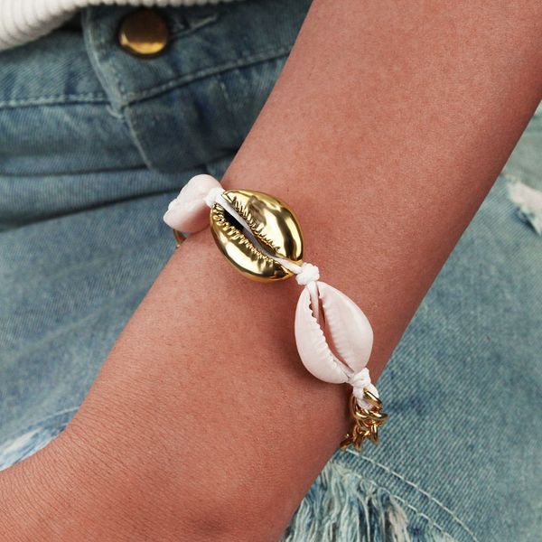 bohemia fashion bracelet natural shell golden bracelets for women wedding prom party jewellery anniversary gift, Black
bohemia fashion bracelet natural shell golden bracelets for women wedding prom party jewellery anniversary gift, Black