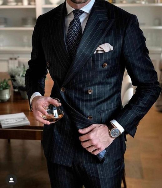 black stripe men suit double breasted blazer latest coat pant designs slim fit 2 piece tuxedo custom groom prom suits ternos, White;black
black stripe men suit double breasted blazer latest coat pant designs slim fit 2 piece tuxedo custom groom prom suits ternos, White;black