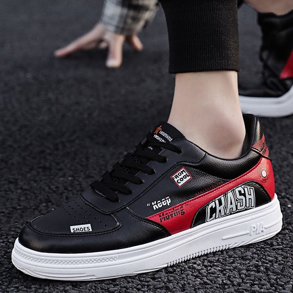 stitching men shoes new fashion high sneakers men casual canvas shoes boys zapatos de hombre boots tenis masculino, Black
stitching men shoes new fashion high sneakers men casual canvas shoes boys zapatos de hombre boots tenis masculino, Black