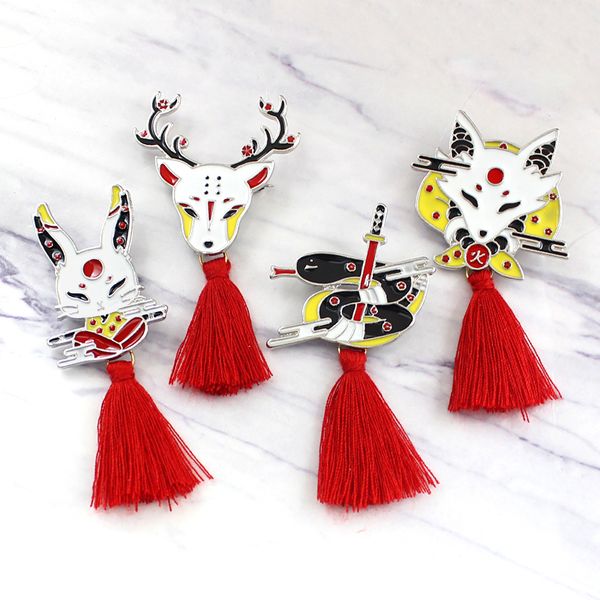 rabbit deer snake fox tassel red animal special cartoon brooch creative lapels denim coat badge gift pins, Gray
rabbit deer snake fox tassel red animal special cartoon brooch creative lapels denim coat badge gift pins, Gray