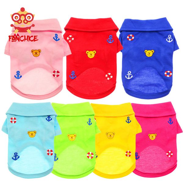 pet dog shirt puppy cat summer clothes printed vests solid color polo cotton t shirts dog clothes teddy small polo vest xxs-l
pet dog shirt puppy cat summer clothes printed vests solid color polo cotton t shirts dog clothes teddy small polo vest xxs-l