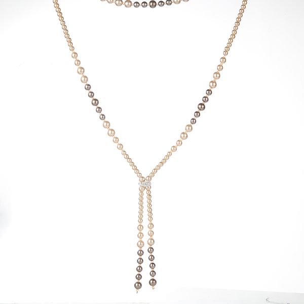 wholesale-luxury designer classic vintage style elegant long tassel pearl crystasl chain sweater statement necklace for woman white gold, Black
wholesale-luxury designer classic vintage style elegant long tassel pearl crystasl chain sweater statement necklace for woman white gold, Black