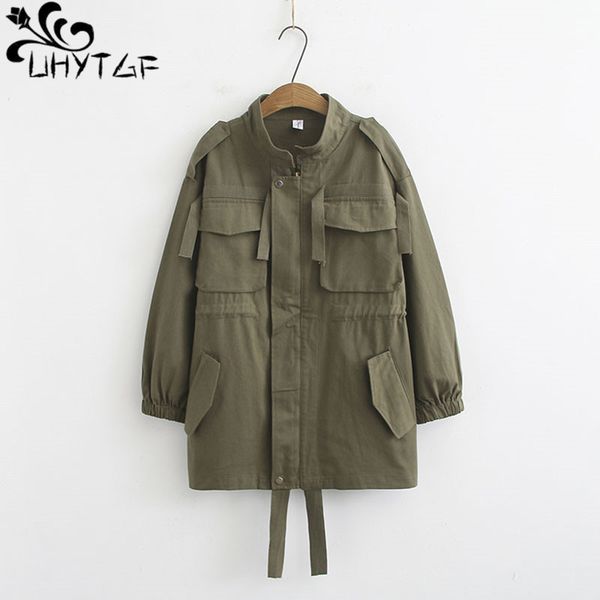 uhytgf women clothes 2020 spring autumn trench coat for women fashion tooling pockets elegant female plus size outerwear 994, Tan;black
uhytgf women clothes 2020 spring autumn trench coat for women fashion tooling pockets elegant female plus size outerwear 994, Tan;black