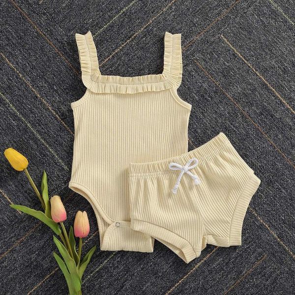2020 baby boys girls summer clothes pure color knitted button rompers shorts pants 2pcs toddler infant baby clothing outfit, White
2020 baby boys girls summer clothes pure color knitted button rompers shorts pants 2pcs toddler infant baby clothing outfit, White