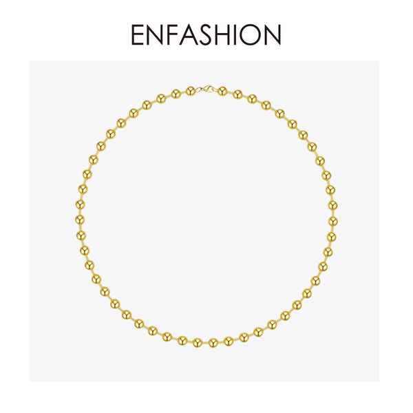enfashion bead chain choker necklace women gold color stainless steel ball necklace fashion femme jewelry dropshipping p193058, Silver
enfashion bead chain choker necklace women gold color stainless steel ball necklace fashion femme jewelry dropshipping p193058, Silver