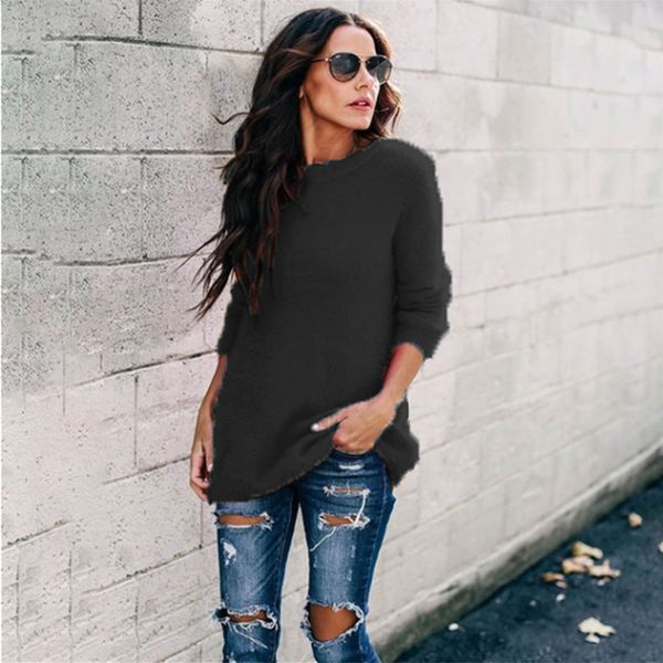 home daily pullover crew neck shopping street warm polyester stylish casual long sleeve women knitted sweater autumn winter, White;black
home daily pullover crew neck shopping street warm polyester stylish casual long sleeve women knitted sweater autumn winter, White;black