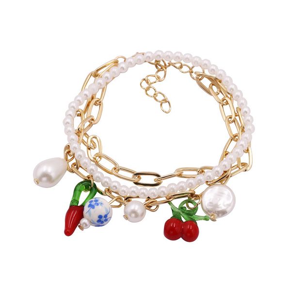 charm bracelets juran women imitation pearls bracelet natural seashell jewelry wristband beach metal chain bohemian accessories, Golden;silver
charm bracelets juran women imitation pearls bracelet natural seashell jewelry wristband beach metal chain bohemian accessories, Golden;silver