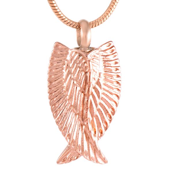 z139 silver/gold/rose gold/black 316l stainless steel wing feather cremation urn necklace for pet ashes holder keepsake memorial pendant
z139 silver/gold/rose gold/black 316l stainless steel wing feather cremation urn necklace for pet ashes holder keepsake memorial pendant