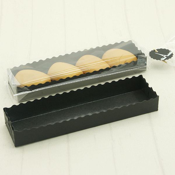 clear transparent bread boxes with black paperboard base food dessert packaging bag for baking party
clear transparent bread boxes with black paperboard base food dessert packaging bag for baking party