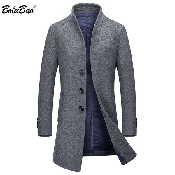 bolubao brand men wool blends coats autumn winter new slim fit men's wool coats blends long section coat male, Black
bolubao brand men wool blends coats autumn winter new slim fit men's wool coats blends long section coat male, Black