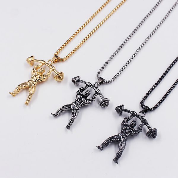 2019 fashion bodybuilding arm-raising muscle-lifting men's sports and fitness necklace custom choker trendy classic chain, Golden;silver
2019 fashion bodybuilding arm-raising muscle-lifting men's sports and fitness necklace custom choker trendy classic chain, Golden;silver