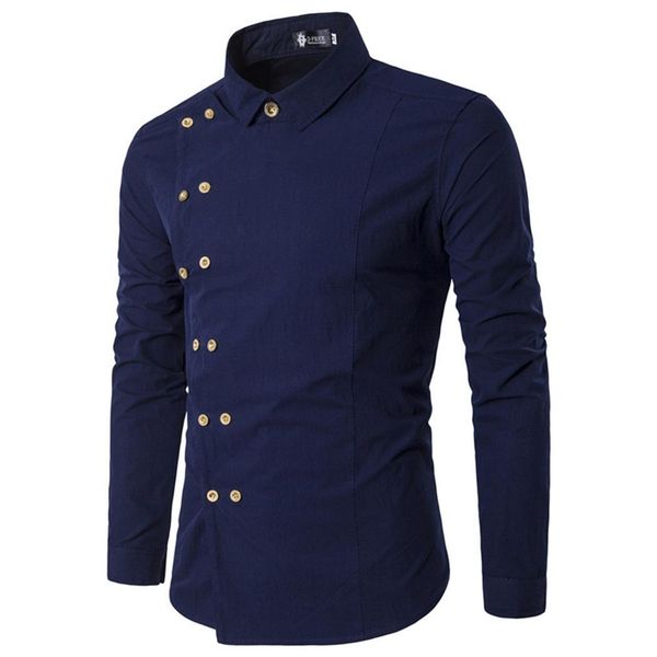 men's casual shirts coofandy men shirt blouse long sleeve solid color turn-down collar slim daily with button spring autumn man, White;black
men's casual shirts coofandy men shirt blouse long sleeve solid color turn-down collar slim daily with button spring autumn man, White;black