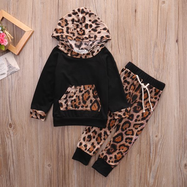 Autumn Winter Children Baby Clothing Newborn Baby Boy Girl Leopard Hooded Tops Coat Pants 2PCS Outfits Set Clothes 0-24M
Autumn Winter Children Baby Clothing Newborn Baby Boy Girl Leopard Hooded Tops Coat Pants 2PCS Outfits Set Clothes 0-24M