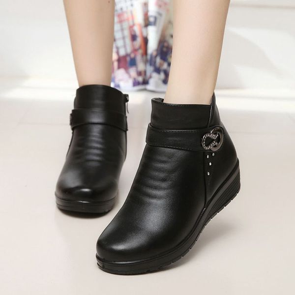 autumn winter fashion women snow boots elderly mother warm boots female thick shoes flat comfortable old shoes yuj8, Black
autumn winter fashion women snow boots elderly mother warm boots female thick shoes flat comfortable old shoes yuj8, Black