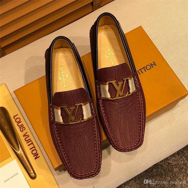 19fw leather loafers luxury fashion round toe moccasins men dress shoes handmade slip on men's party and wedding shoes bonsin, Black
19fw leather loafers luxury fashion round toe moccasins men dress shoes handmade slip on men's party and wedding shoes bonsin, Black
