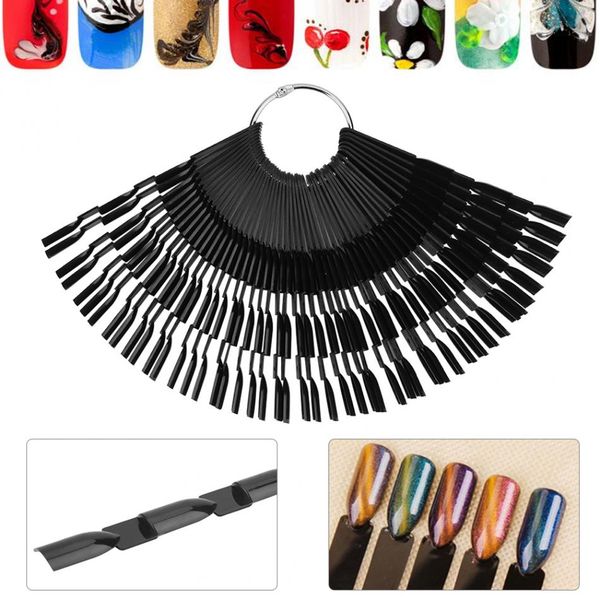 150tips 50tips/pack nail polish palette color chart gel design board nail stick polish display card practice fan manicure tool, Red;gold
150tips 50tips/pack nail polish palette color chart gel design board nail stick polish display card practice fan manicure tool, Red;gold