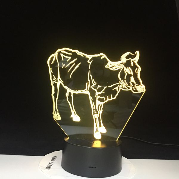 new 7 colors changing 3d bulbing light water buffalo cow illusion led lamp creative animal figure toy christmas gift 3054
new 7 colors changing 3d bulbing light water buffalo cow illusion led lamp creative animal figure toy christmas gift 3054