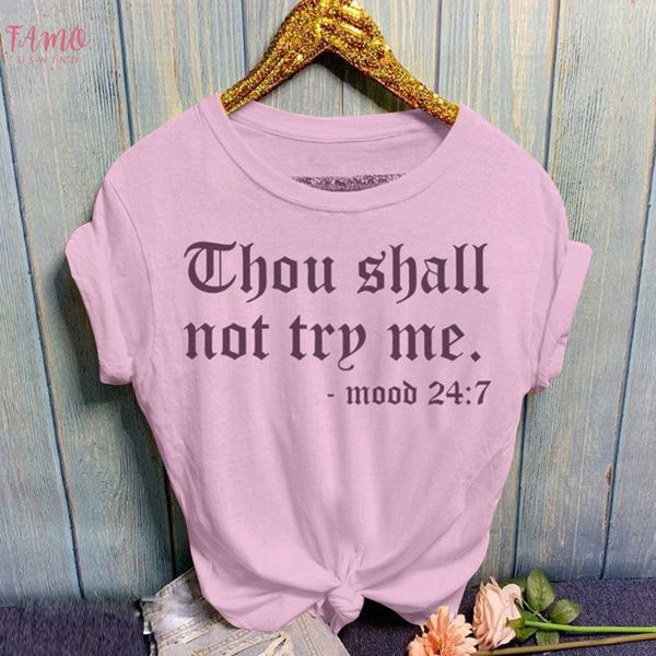 women casual o neck letter print t shirt harajuku short sleeve t shirts thou shall not try me summer plus size women, White
women casual o neck letter print t shirt harajuku short sleeve t shirts thou shall not try me summer plus size women, White