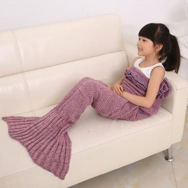 knitted mermaid tail blanket handmade crochet children throw bed wrap sleeping bag
knitted mermaid tail blanket handmade crochet children throw bed wrap sleeping bag