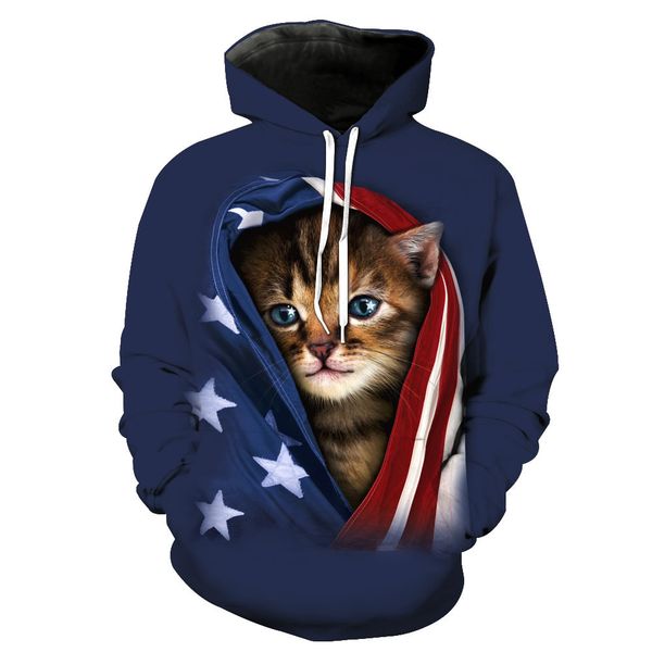 cat print with cap pocket cover head guard men's fashion hat man's guard man's suit men's suit printing blouse hoodies, Black
cat print with cap pocket cover head guard men's fashion hat man's guard man's suit men's suit printing blouse hoodies, Black