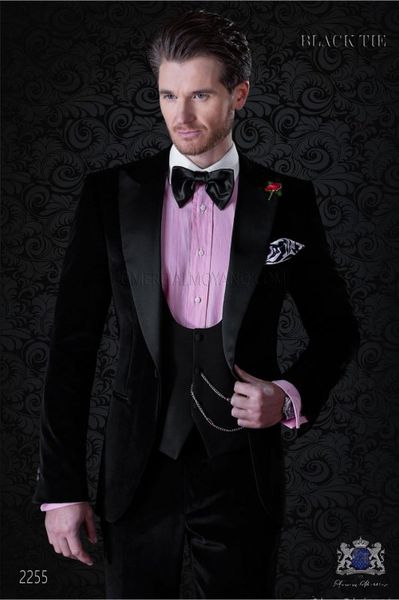 classic peak lapel wedding tuxedos slim fit suits for men groomsmen suit three pieces prom formal suits (jacket+pants+vest+tie) 353, Black;gray
classic peak lapel wedding tuxedos slim fit suits for men groomsmen suit three pieces prom formal suits (jacket+pants+vest+tie) 353, Black;gray