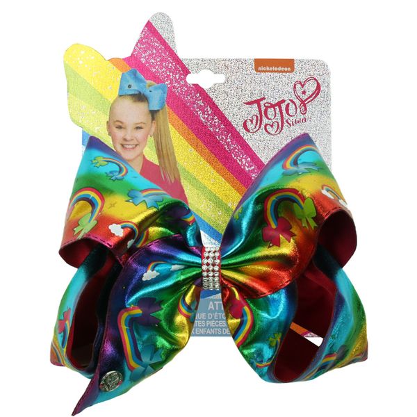 girls jojo 7 inch hair bows alligator clips rainbow bowknot hairpins fashion headwear kids hair accessories, Slivery;white
girls jojo 7 inch hair bows alligator clips rainbow bowknot hairpins fashion headwear kids hair accessories, Slivery;white