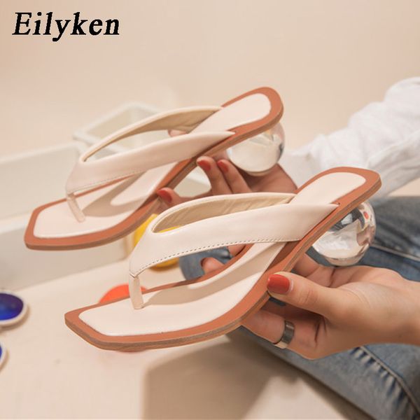 eilyken fashion design flip flops slippers perspex heel crystal round ball heel sandals for summer women slides, Black
eilyken fashion design flip flops slippers perspex heel crystal round ball heel sandals for summer women slides, Black